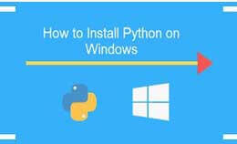 Learn how to install python in windows 10