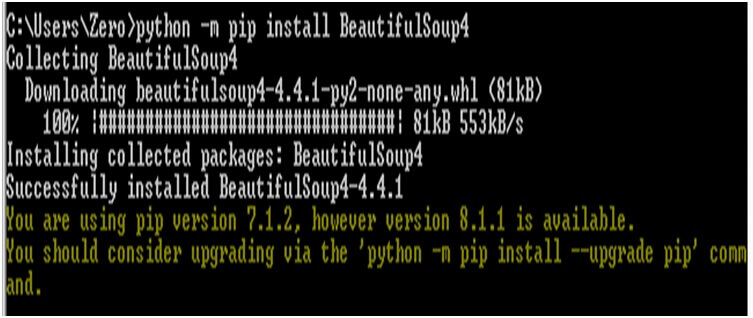 pip install matplotlib windows